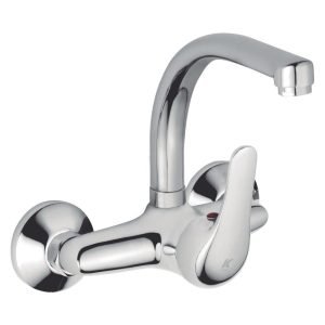 grifo fregadero bateria enkel 11 cm caño alto