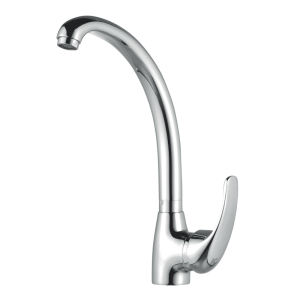 grifo fregadero vertical caño alto fundido