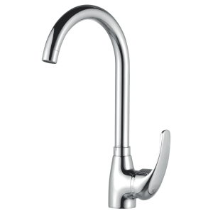 grifo fregadero vertical caño cisne  cartucho 40