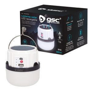 linterna solar led recarga 300 gsc