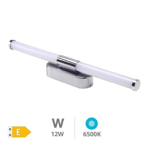 aplique led 8w 6500k tolfa ip44 cromo