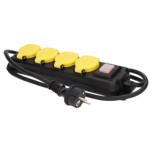 base alargo estanco 4tomas interruptor  1.5m