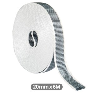 cinta persiana 20mm 6 mt gris/beig
