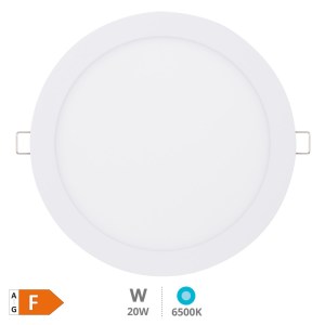 downlight empotrar blanco redondo 20w 6000k lonbo
