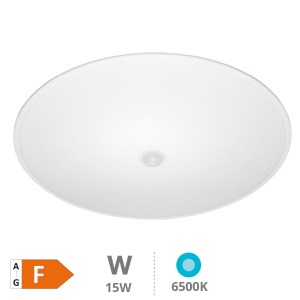 plafon led techo sensor de movimiento 15w 600k celano