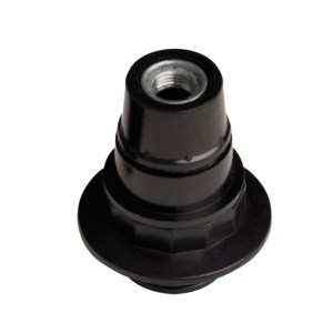 portalampara tulipa  e14 negro