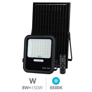 proyector led solar 150w(8) 6.500k miloha