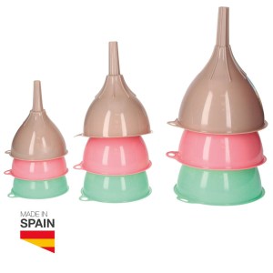embudo plastico 3 undades  gsc