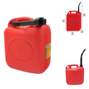 bidon gasolina 10 l con canula