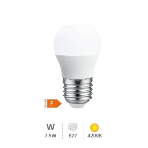 lampara led esf e27 7.5w 4200k gsc