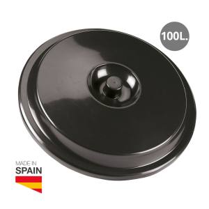 tapa para cubo de basura 100 litros  plastico
