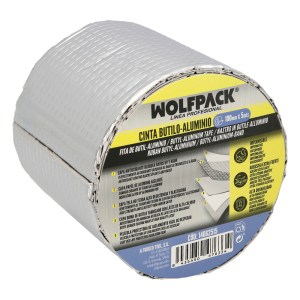cinta butilo-aluminio 10cm 5 mt