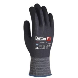 guante puntos nylon/nitrilo negro