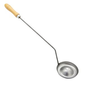 molde buñuelera con mango de madera