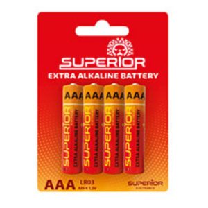 pila alcalina aaa 4 und superior