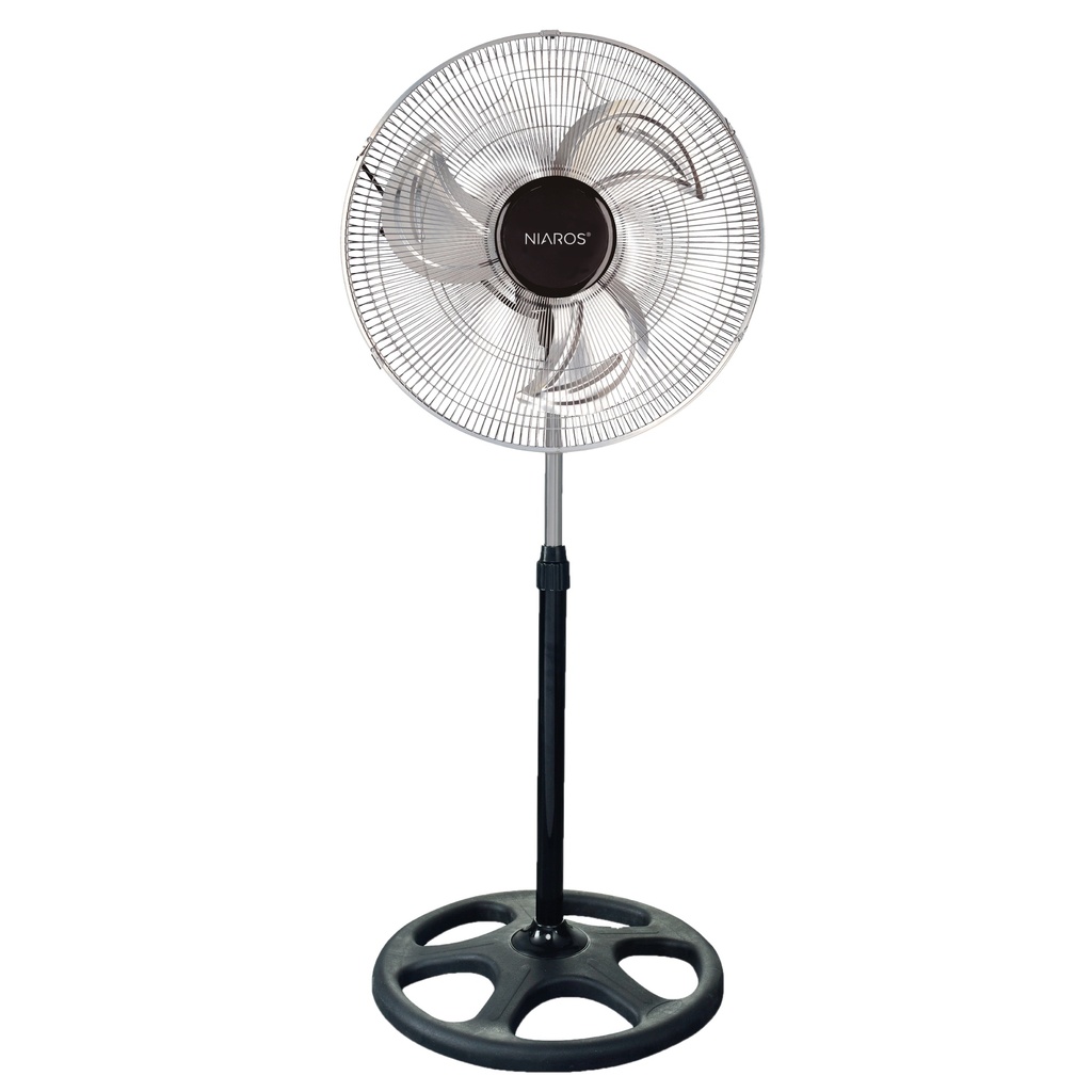 ventilador pie metálico 70 w altura regulable niaros
