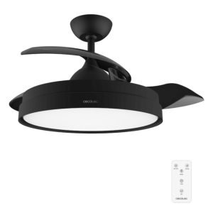 vent. techo aspas retractiles 4280 negro cecotec ø 107