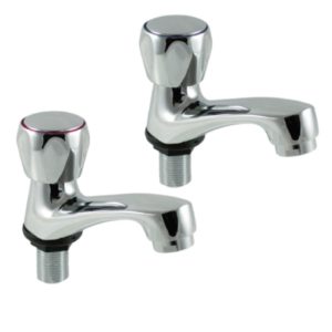 grifo lavabo 1 toma , juego 2 unidades