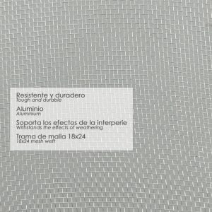 tela mosquitera de aluminio 100 cm metro