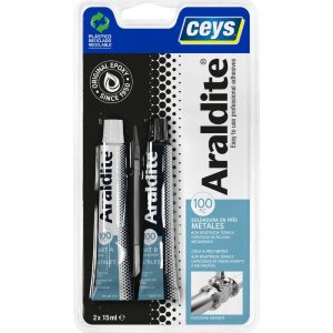 araldite adhesivo epoxi 5+5ml especial metales ceys
